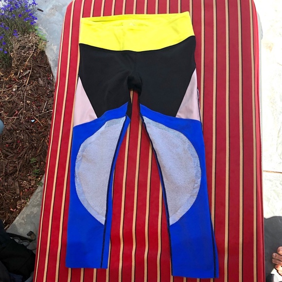 Carbon38 Splits59 Colorblock Workout Leggings M - Picture 6 of 12